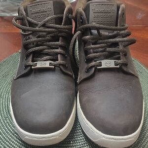 Timberland Men's Dark Brown Leather Boots